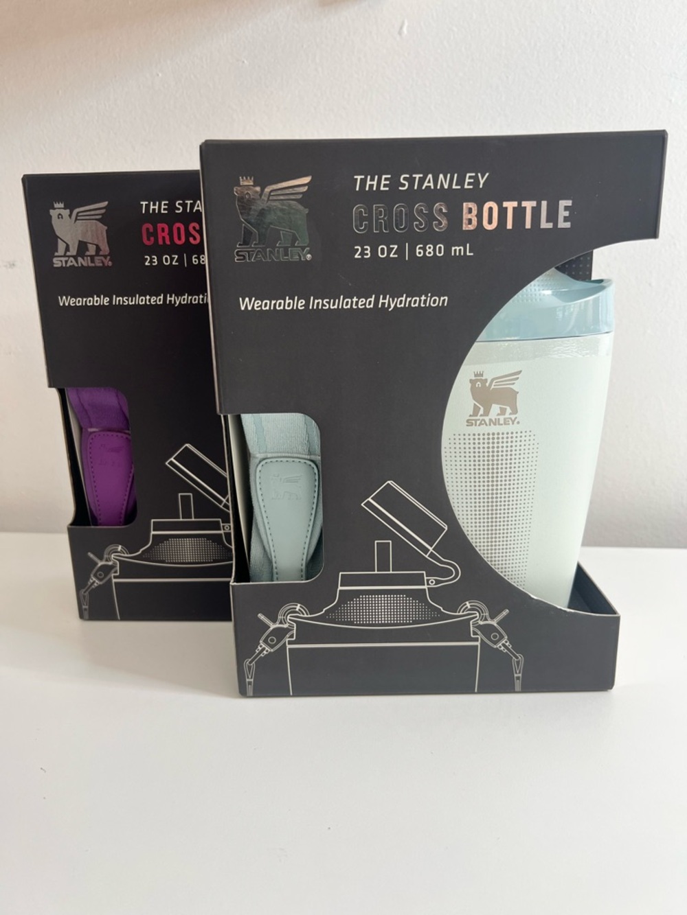 Stanley Light Mint Insulated Bottle with Wearable Strap